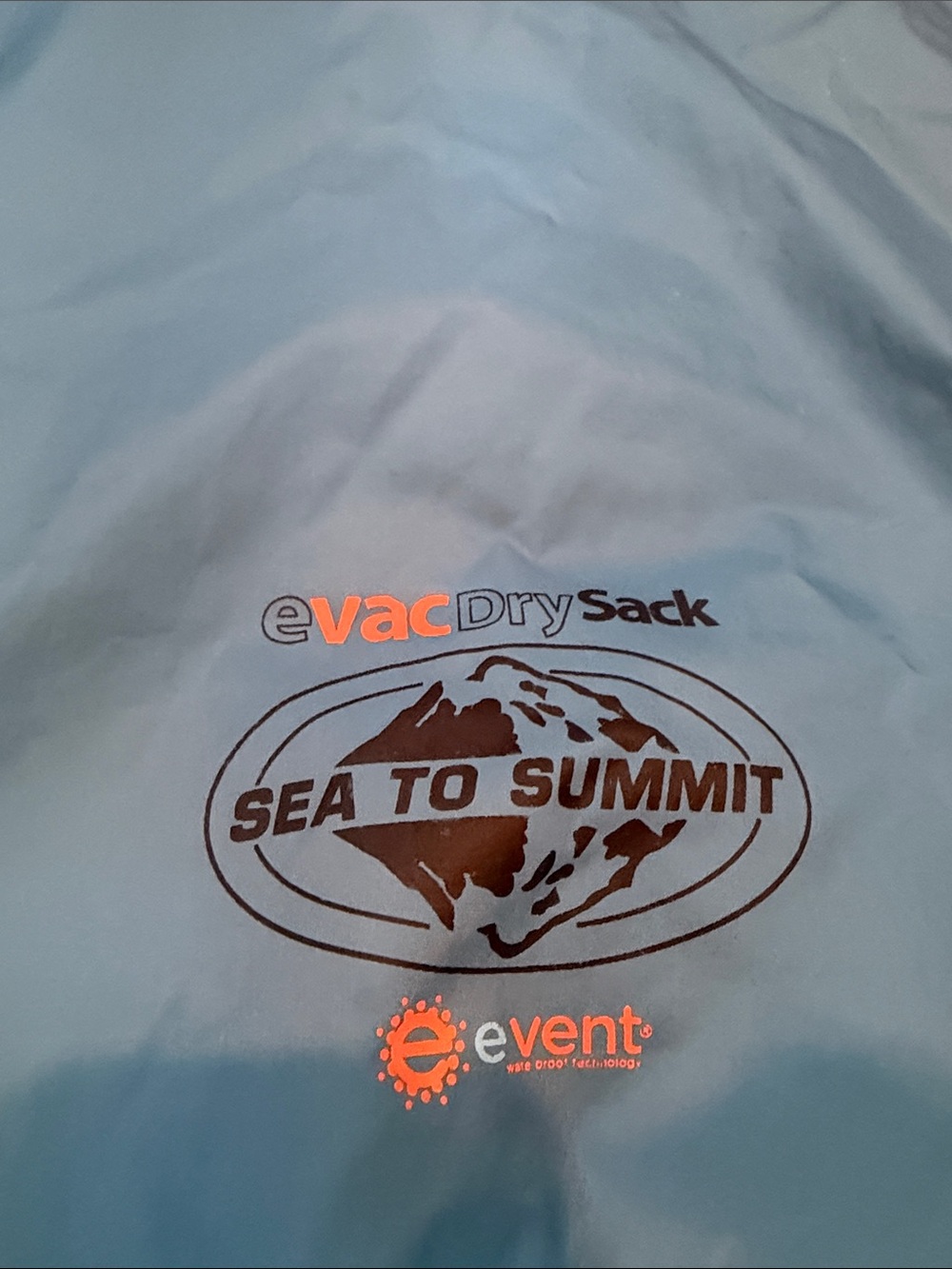 Sea to Summit Vacuum Sack Dry Bag - Blue with Yellow Base (3275) - Picture 2 of 3